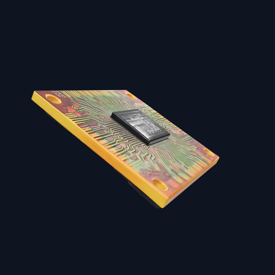 Orange Circuit Board model pack